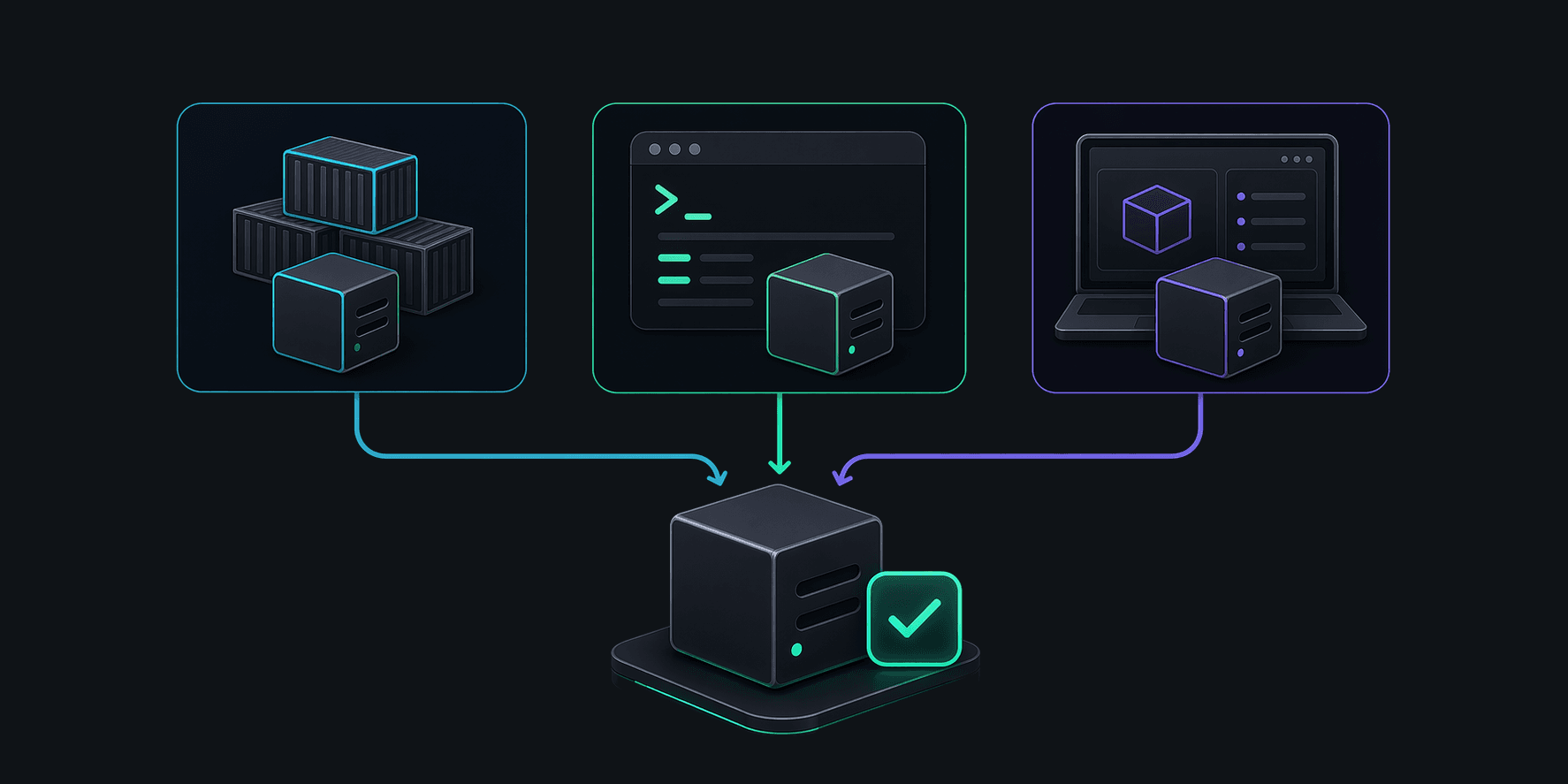 Illustration of a Torrento Connect companion being installed on an always-on host.