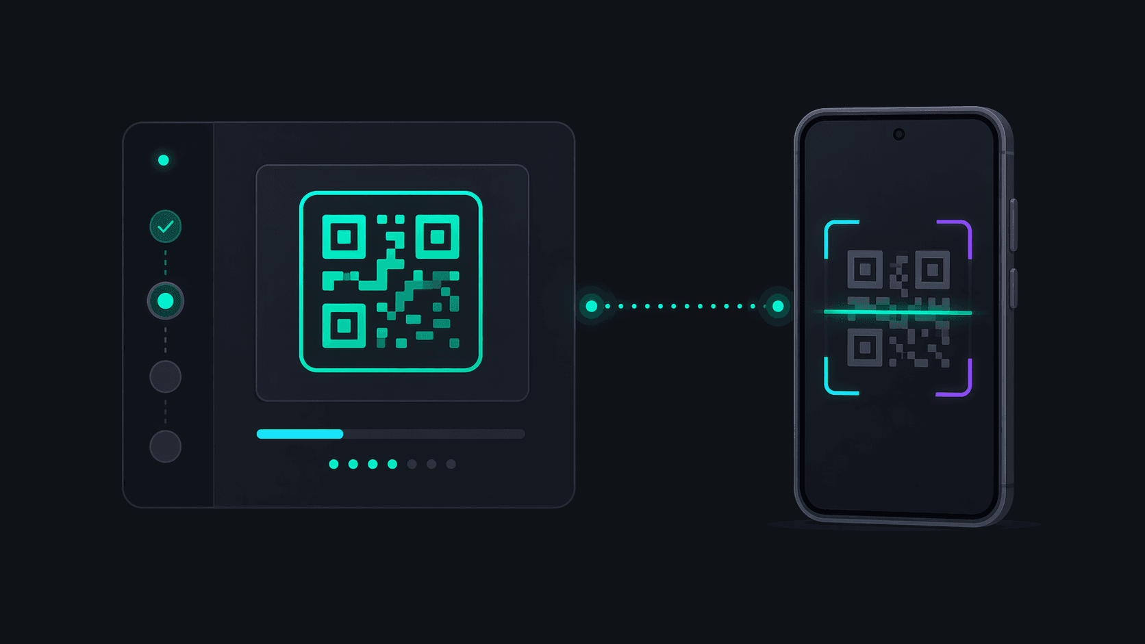 Illustration of an Android phone pairing with the Torrento Connect companion.